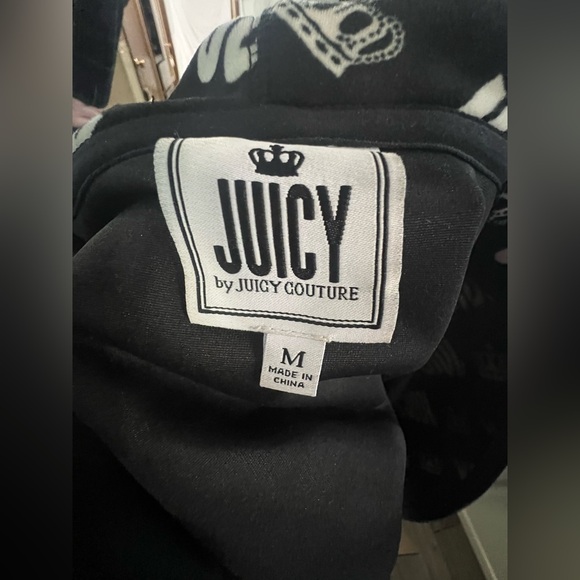 NEW Y2K Juicy Couture Velour Logo Jumpsuit Onesie Cozy Warm Loungewear Casual - Picture 9 of 10